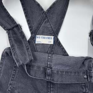 We The Free Ziggy Mineral Wash Denim Overalls in Black